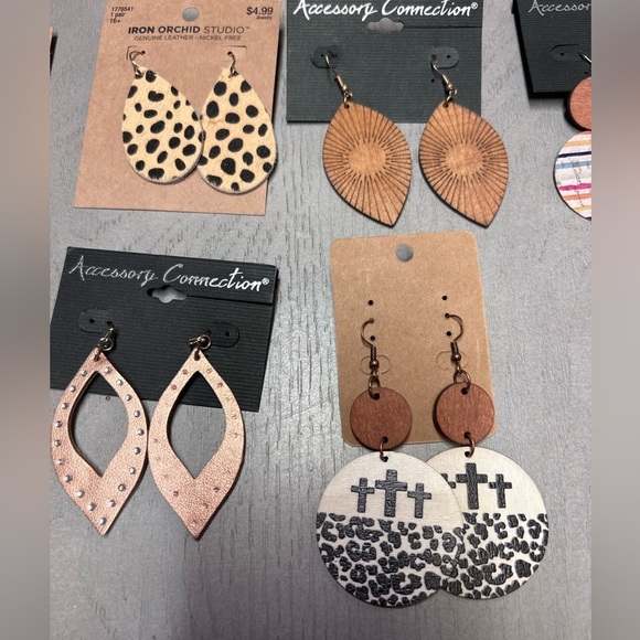 Light‎ Weight Earrings Bundle Set Of 9 Boho Hippie Design. Trending - Picture 4 of 11